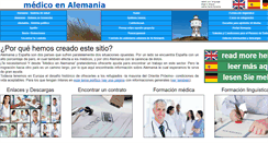 Desktop Screenshot of medicoenalemania.org