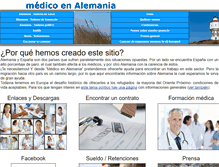 Tablet Screenshot of medicoenalemania.org